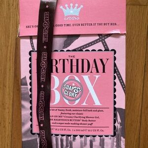Soap & Glory Pink Birthday Box of Giftable Bath and Body Glam